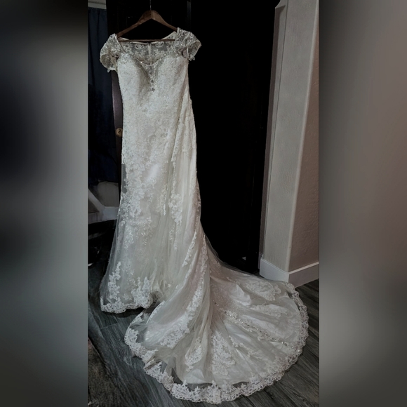 Justin Alexander wedding dress style 9733 size 20 - Picture 5 of 12